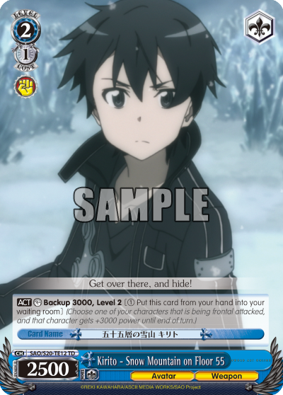 Kirito - Snow Mountain on Floor 55