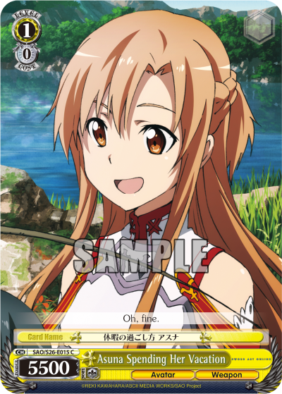 Asuna Spending Her Vacation