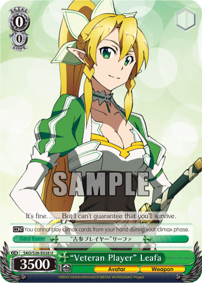 "Veteran Player" Leafa