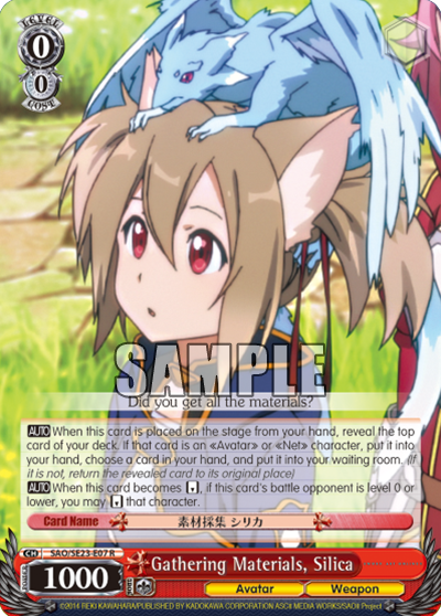 Gathering Materials, Silica