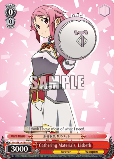 Gathering Materials, Lisbeth
