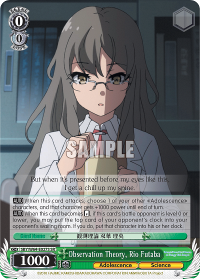 Observation Theory, Rio Futaba