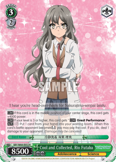 Cool and Collected, Rio Futaba