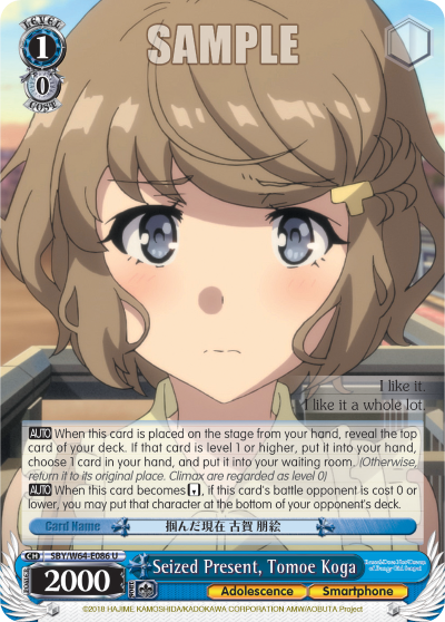 Seized Present, Tomoe Koga