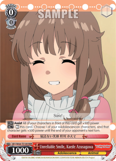Unreliable Smile, Kaede Azusagawa