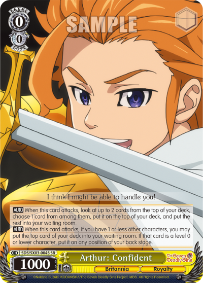 Arthur: Confident