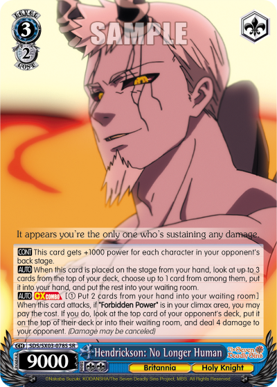 Hendrickson: No Longer Human