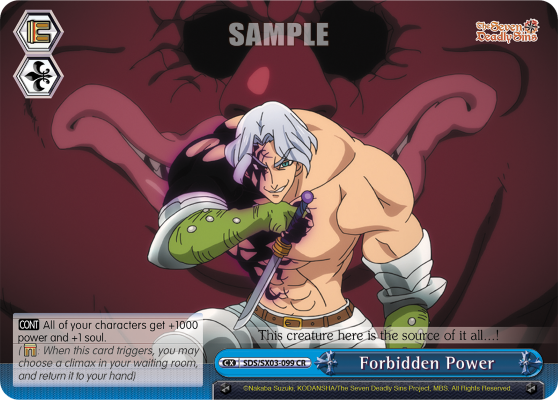 Forbidden Power SDS/SX03-099