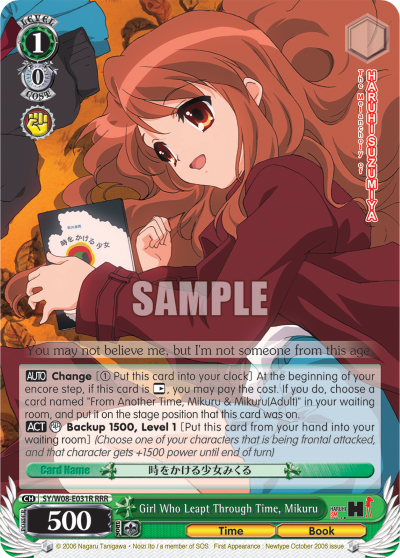 Girl Who Leapt Through Time, Mikuru