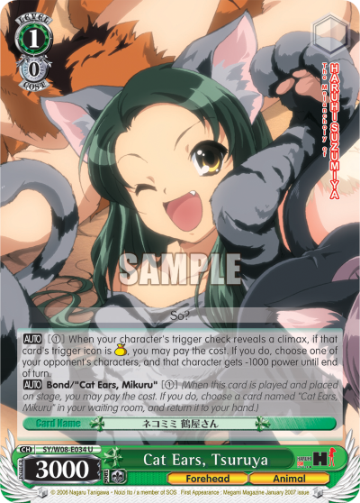 Cat Ears, Tsuruya