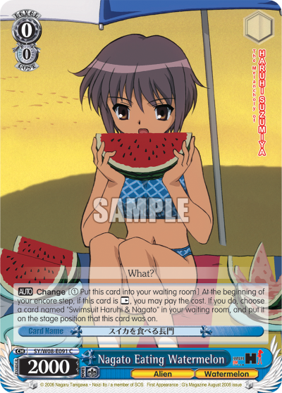 Nagato Eating Watermelon