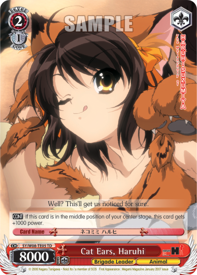 Cat Ears, Haruhi
