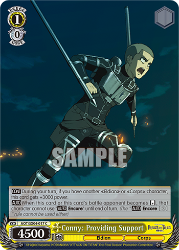 Conny: Providing Support AOT/SX04-017