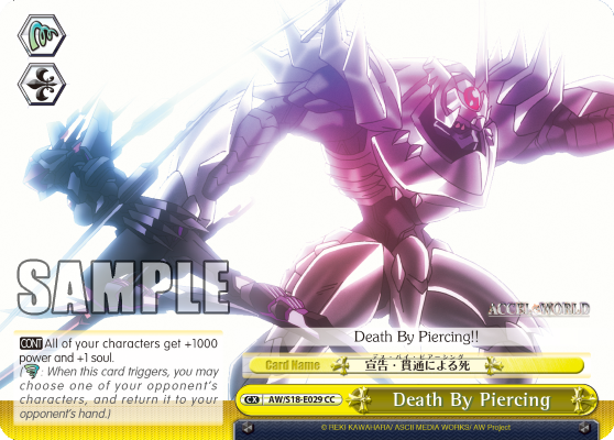 Death By Piercing AW/S18-E029