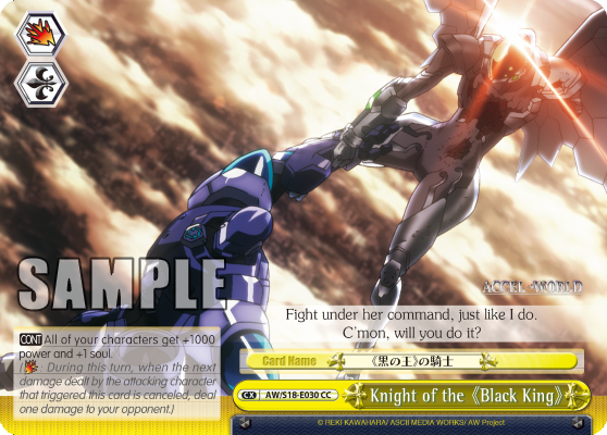 Knight of the《Black King》 AW/S18-E030