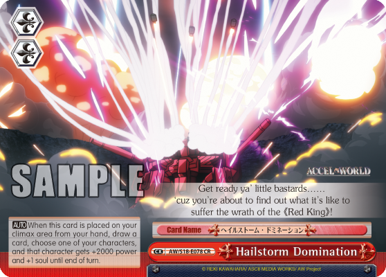 Hailstorm Domination AW/S18-E078