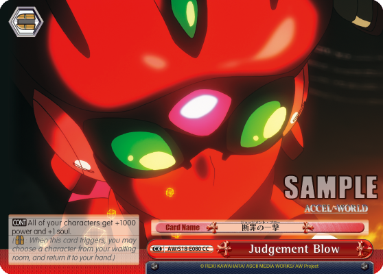 Judgement Blow AW/S18-E080