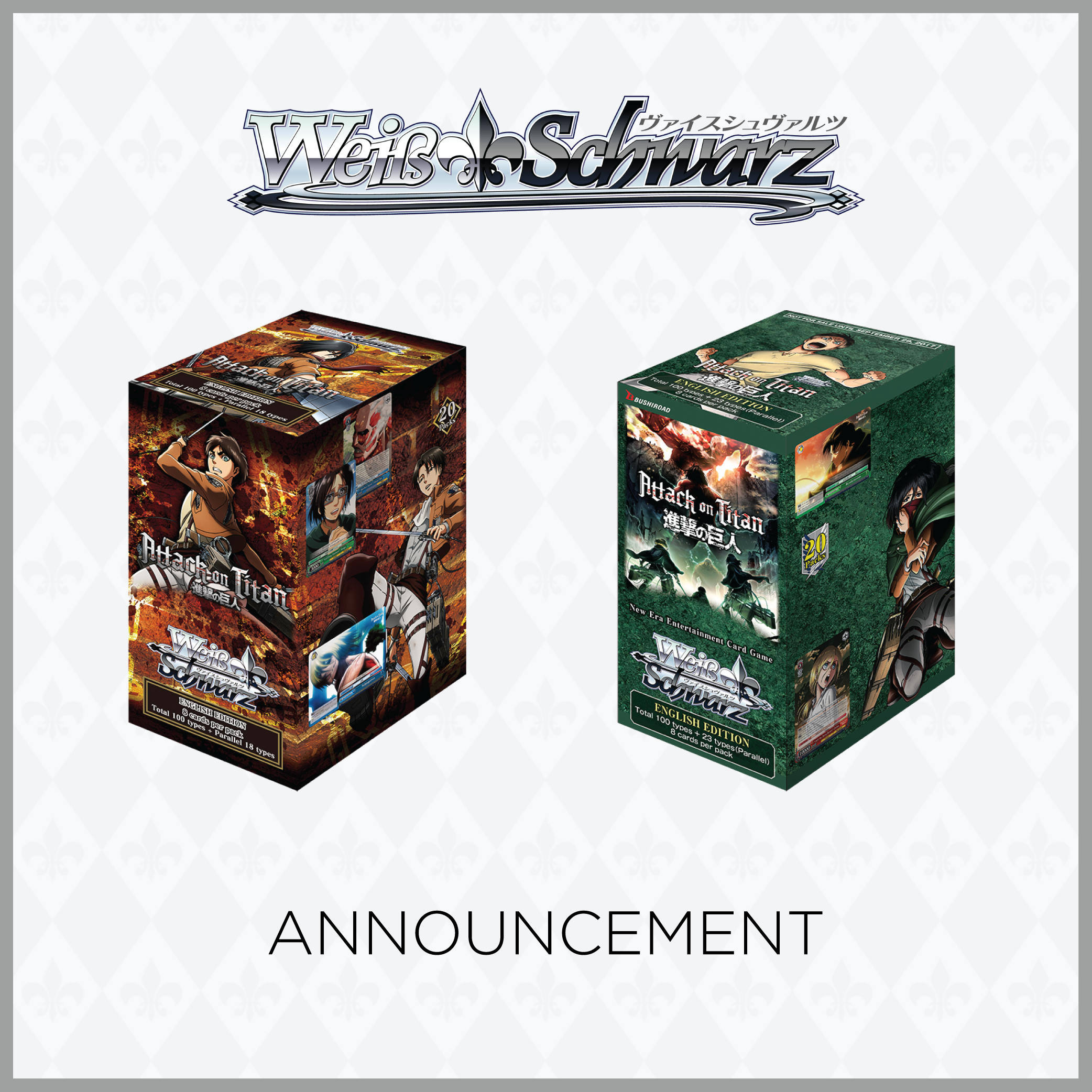 Announcement】 Reprints for Attack On Titan and Attack On Titan