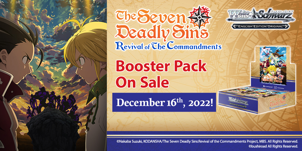 The Seven Deadly Sins Revival of The Commandments Bottom Banner