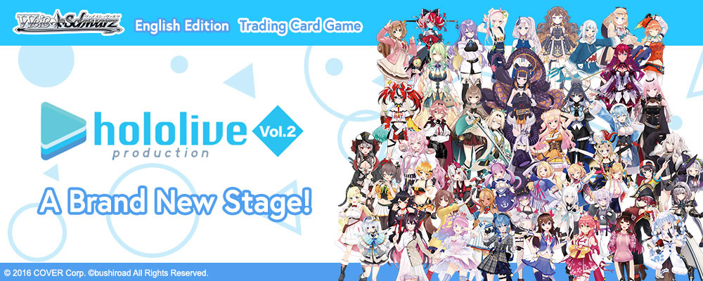 The stage girls return to Weiß Schwarz once more to vie for supremacy on the Starlight Stage! The stage girls return to Weiß Schwarz once more to vie for supremacy on the Starlight Stage! Top Banner