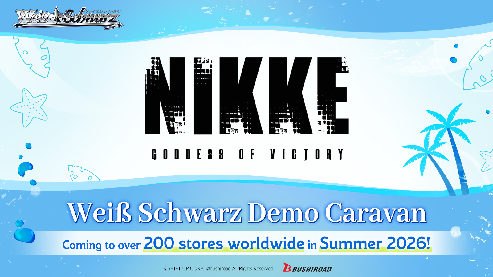 GODDESS OF VICTORY: NIKKE Weiß Schwarz English Demo Caravan