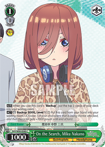 On the Search, Miku Nakano
