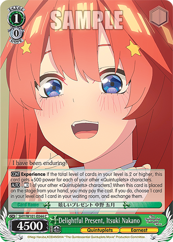 Delightful Present, Itsuki Nakano