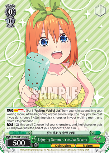 Enjoying Summer, Yotsuba Nakano