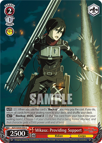 Mikasa: Providing Support
