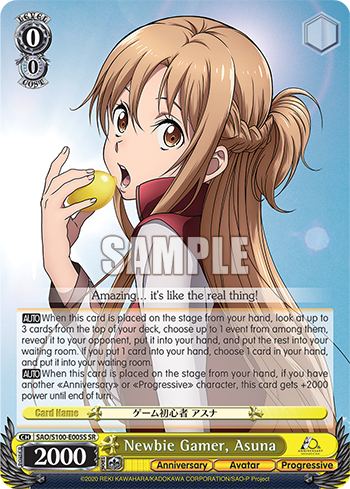 Newbie Gamer, Asuna decoding=