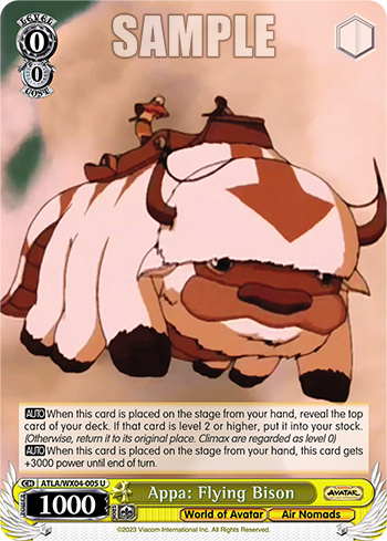 Appa: Flying Bison