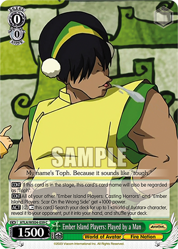 Ember Island Players: Played by a Man