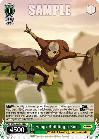 Aang: Building a Zoo