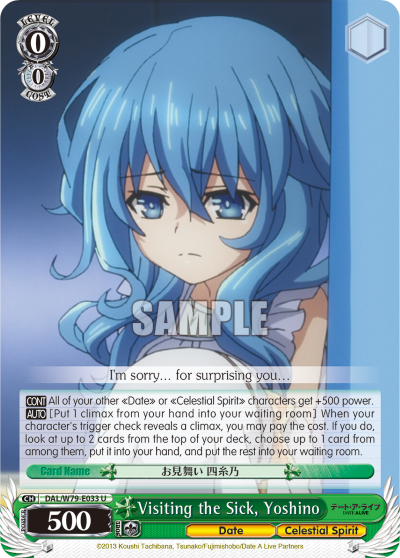 Visiting the Sick, Yoshino