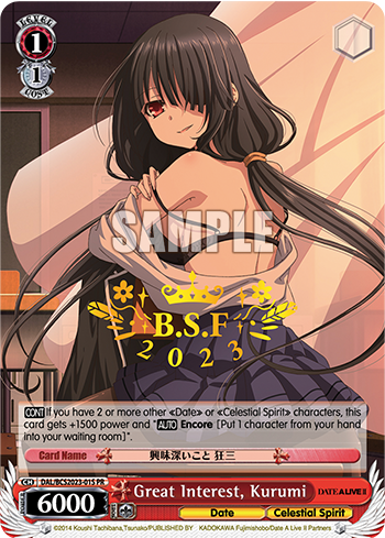 Great Interest, Kurumi decoding=