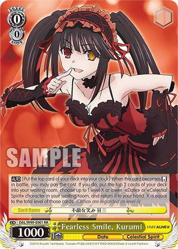 Fearless Smile, Kurumi decoding=