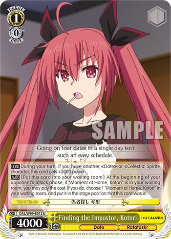 Finding the Impostor, Kotori