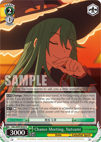 Chance Meeting, Natsumi