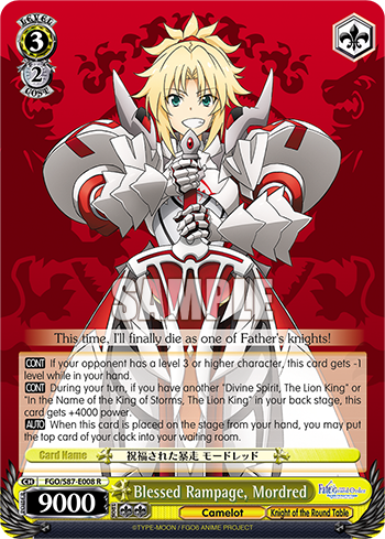 Blessed Rampage, Mordred