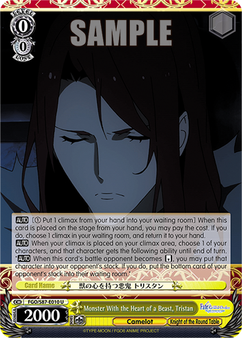 Monster With the Heart of a Beast, Tristan