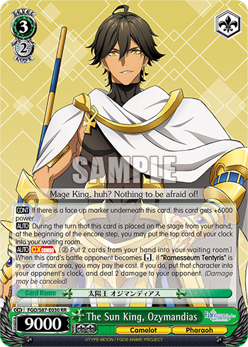 The Sun King, Ozymandias