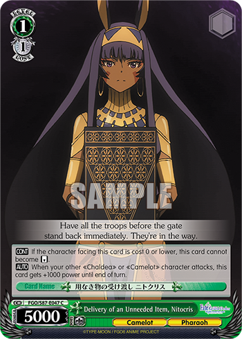Delivery of an Unneeded Item, Nitocris