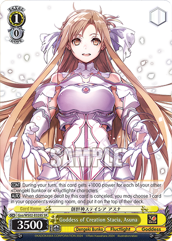 Goddess of Creation Stacia, Asuna decoding=