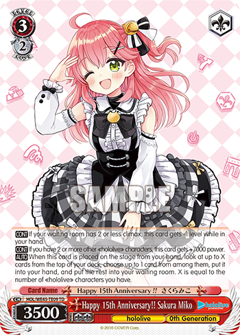 Happy 15th Anniversary!! Sakura Miko