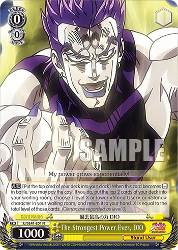 The Strongest Power Ever, DIO decoding=