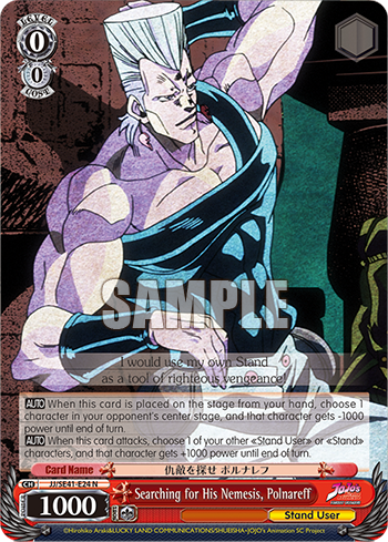 Searching for His Nemesis, Polnareff