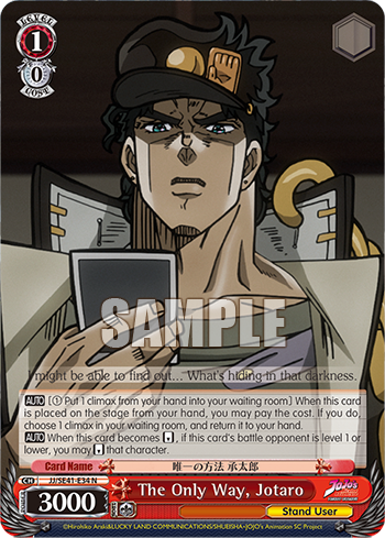 The Only Way, Jotaro