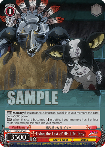 Using the Last of His Life, Iggy