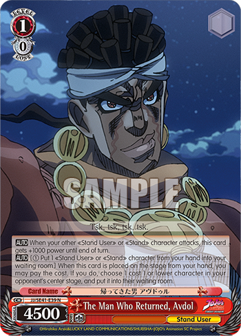 The Man Who Returned, Avdol