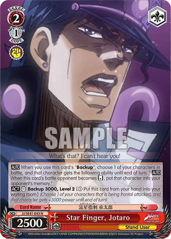 Star Finger, Jotaro